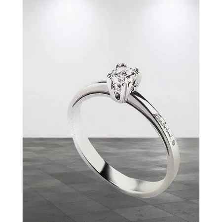 anello diamante solitario ct 0,18G+ Cannes di Salvini|bonini-gioielli