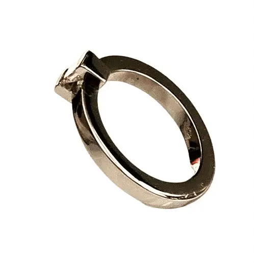 Anello oro bianco diamante princess ct 0,18 CEVA - Gioielleria Bonini