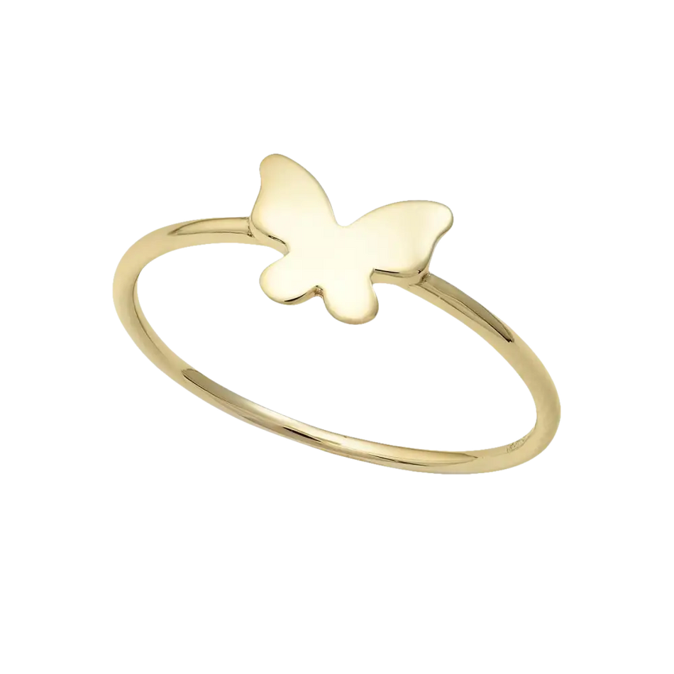 Anello oro giallo farfalla AAZ 110 AMBROSIA con design elegante e dettagli raffinati