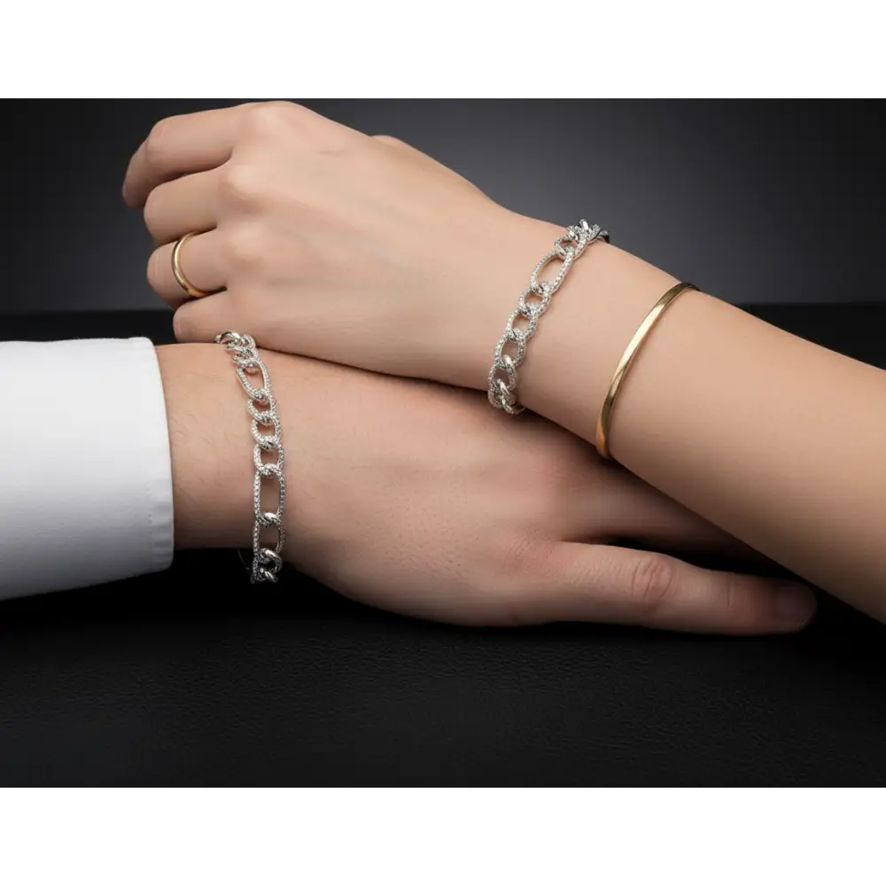 Bracciale argento e zirconi WE ARE di COMETE UBR 1290|bonini-gioielli