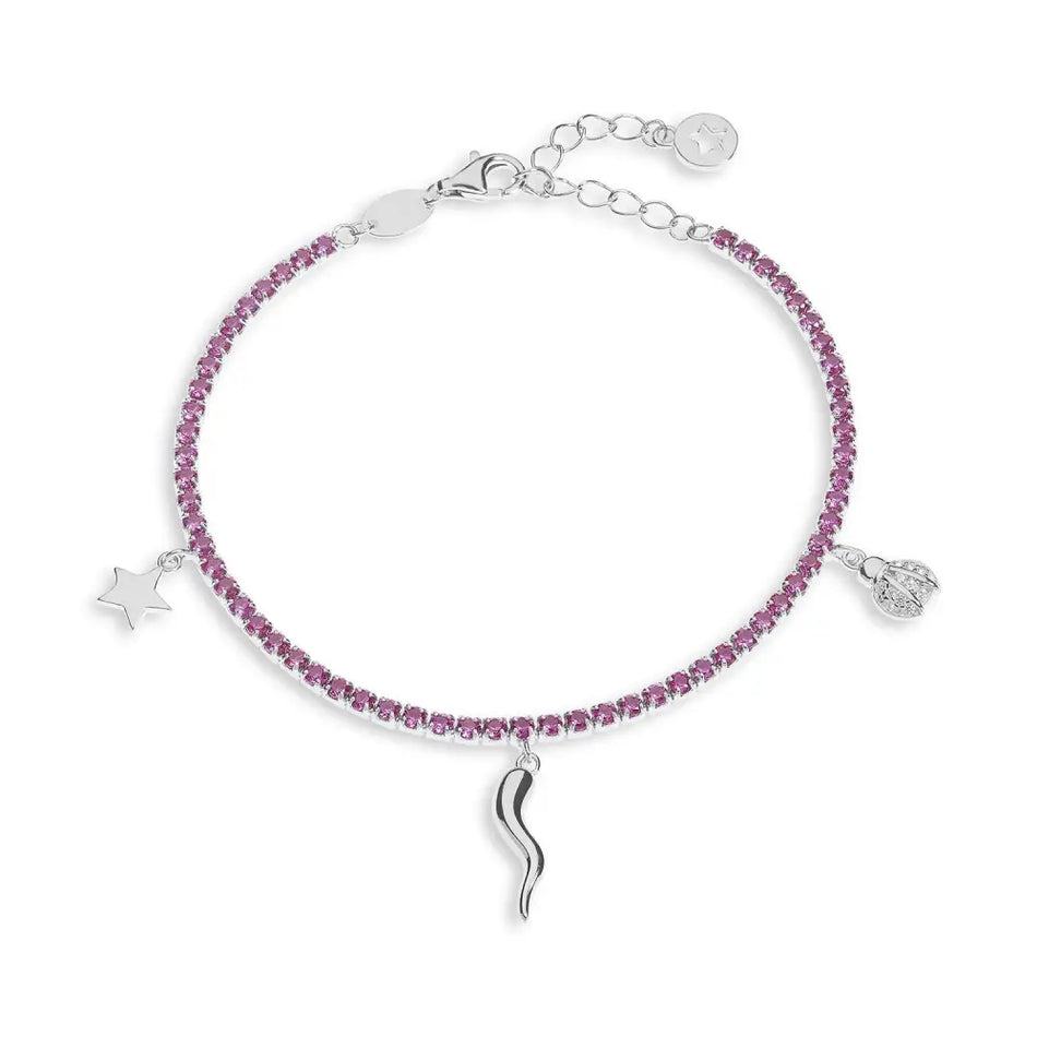 Bracciale COMETE GIOIELLI tennis argento BRA 250 - Gioielleria Bonini