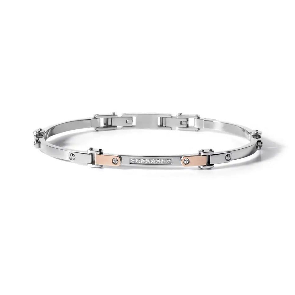 bracciale comete gioielli uomo acciaio oro UBR 499 - Gioielleria Bonini