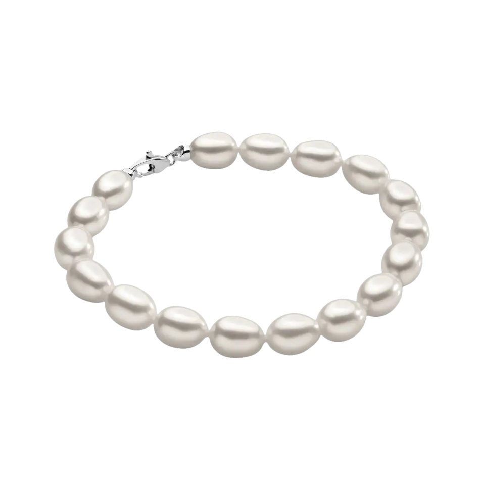 Bracciale Perle Bianche coltivate Ambrosia ABP 002|bonini-gioielli
