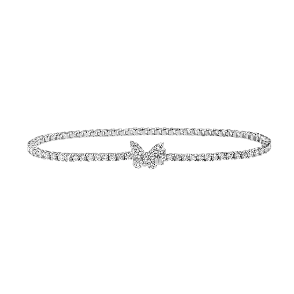 Bracciale Tennis Argento e Zirconi Comete Glamour|bonini-gioiellie