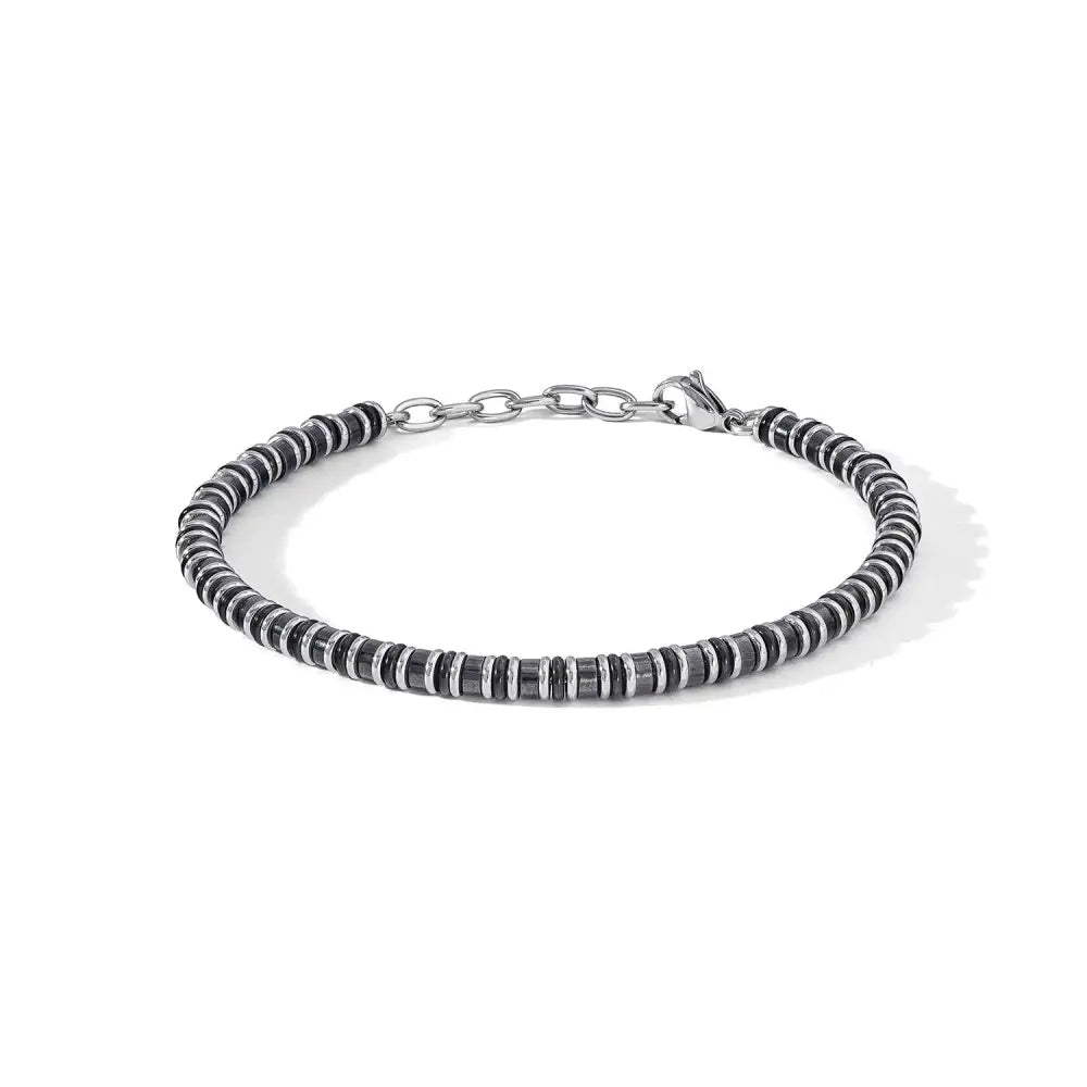 bracciale uomo comete ceramica nera District UBR 1105|bonini-gioielli