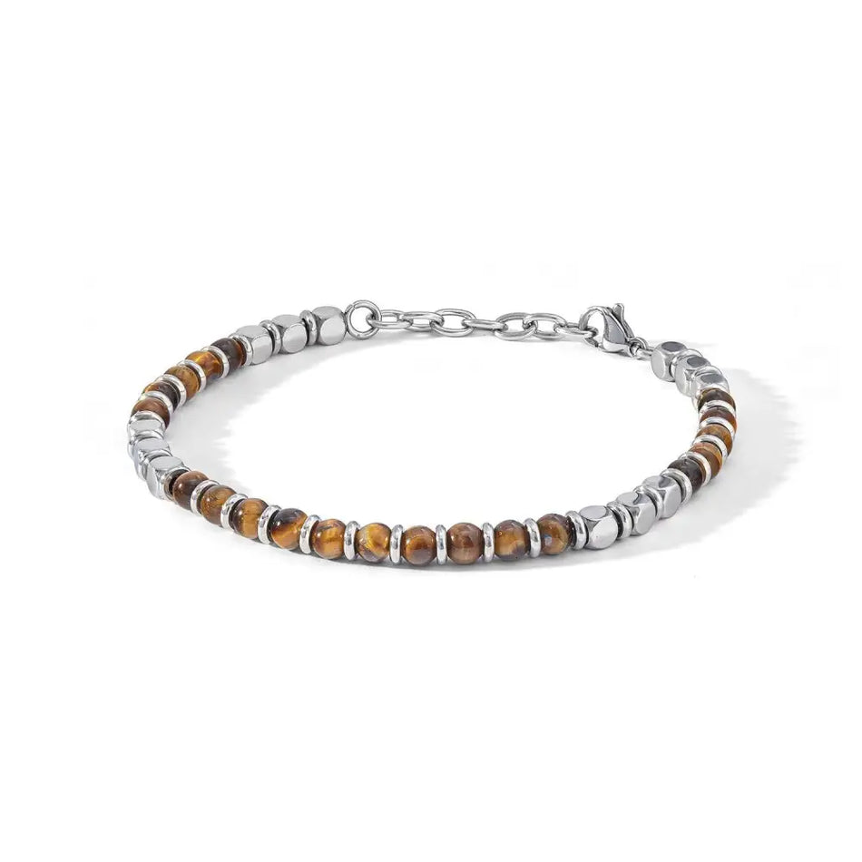bracciale uomo comete occhio di tigre District UBR1104|bonini-gioielli