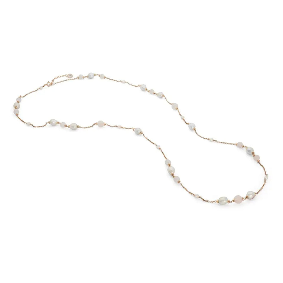 collana lunga argento rosé Cromatica Estate GLA 280 COMETE|bonini-gioielli