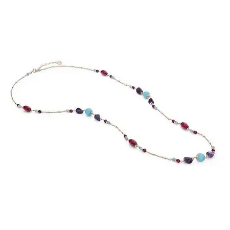 collana lunga argento donna Cromatica Inverno BRA 274 COMETE|bonini-gioielli