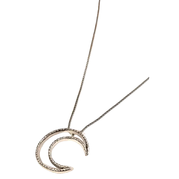 collana oro bianco e diamanti ct 0,55 Luna Salvini | bonini-gioielli