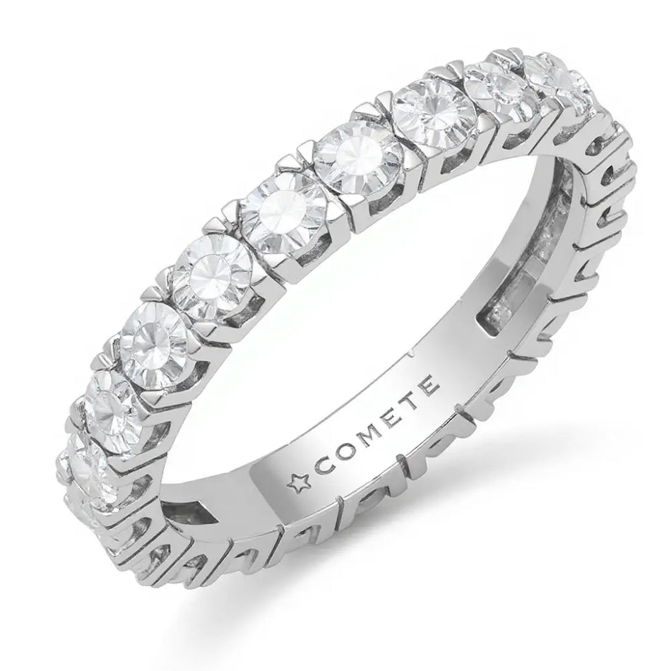Fedina Diamanti Eternity Oro Bianco COMETE ANB 2683|bonini-gioielli