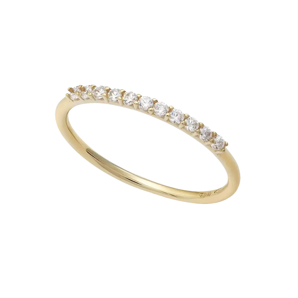 Fedina Oro Giallo e Zirconi Ambrosia AAZ 105|bonini-gioielli