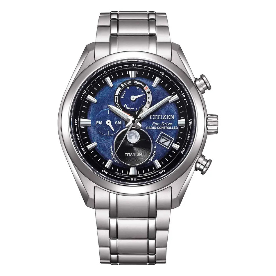 orologio citizen radiocontrollato Tsuki-Yomi Moonphase - Gioielleria Bonini