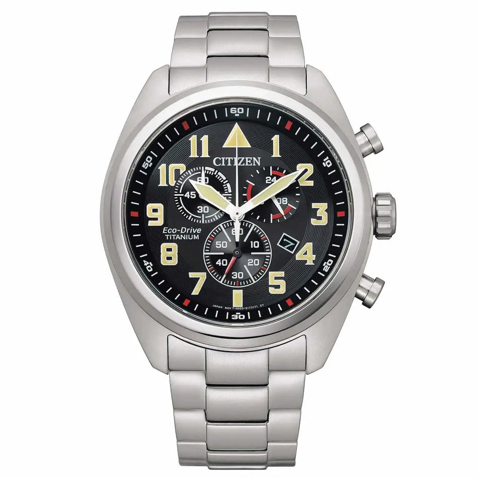 orologio citizen uomo cronografo SuperTitanio AT2480-81E|bonini-gioielli