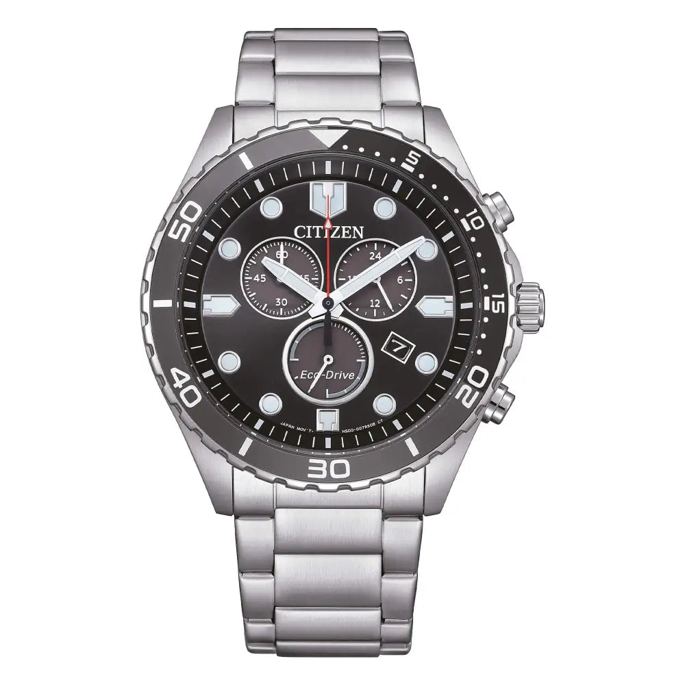 orologio cronografo uomo citizen eco-drive AT2568-82E - Gioielleria Bonini