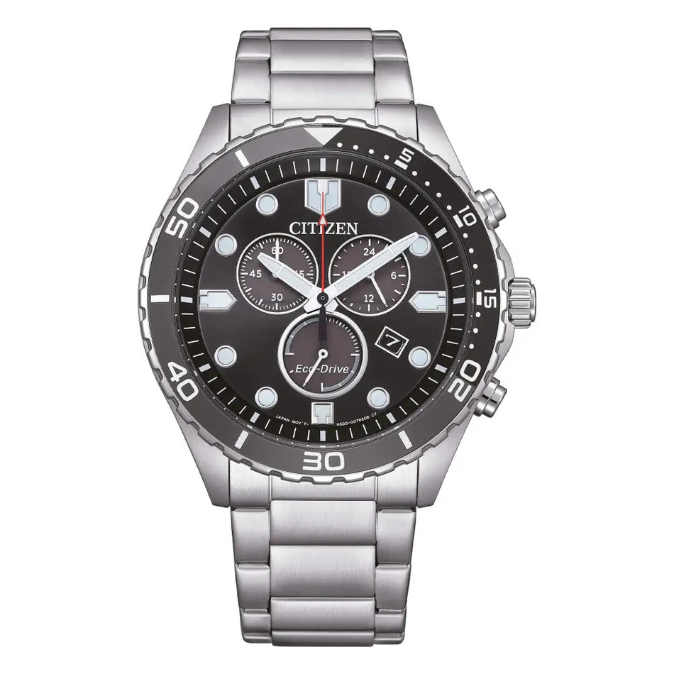 orologio cronografo uomo citizen eco-drive AT2568-82E - Gioielleria Bonini