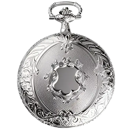 Orologio tasca meccanico PERSEO 17102/SPMET con elegante orologio argentato ornate