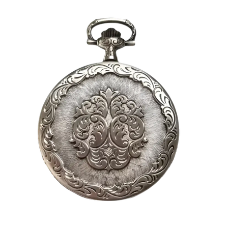 Orologio tasca meccanico PERSEO 17102/SPMET con orologio d’argento ornamentale