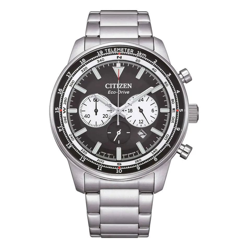 orologio uomo citizen eco drive Crono OF CA4500-91E|bonini-gioielli