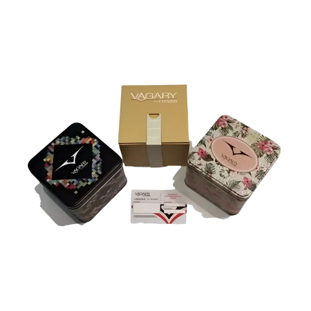 Scatole per orologi e certificato di garanzia Orologio VAGARY Quartz IE6-716-51