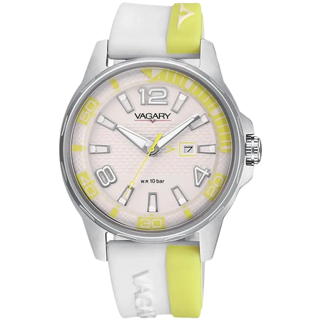 Orologio VAGARY Quartz collezione boy IH3-217-12 con dettagli gialli elegante