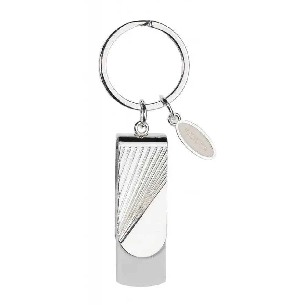 portachiavi bagutta 2069-03BI argentato con chiave USB16GB|bonini-gioielli