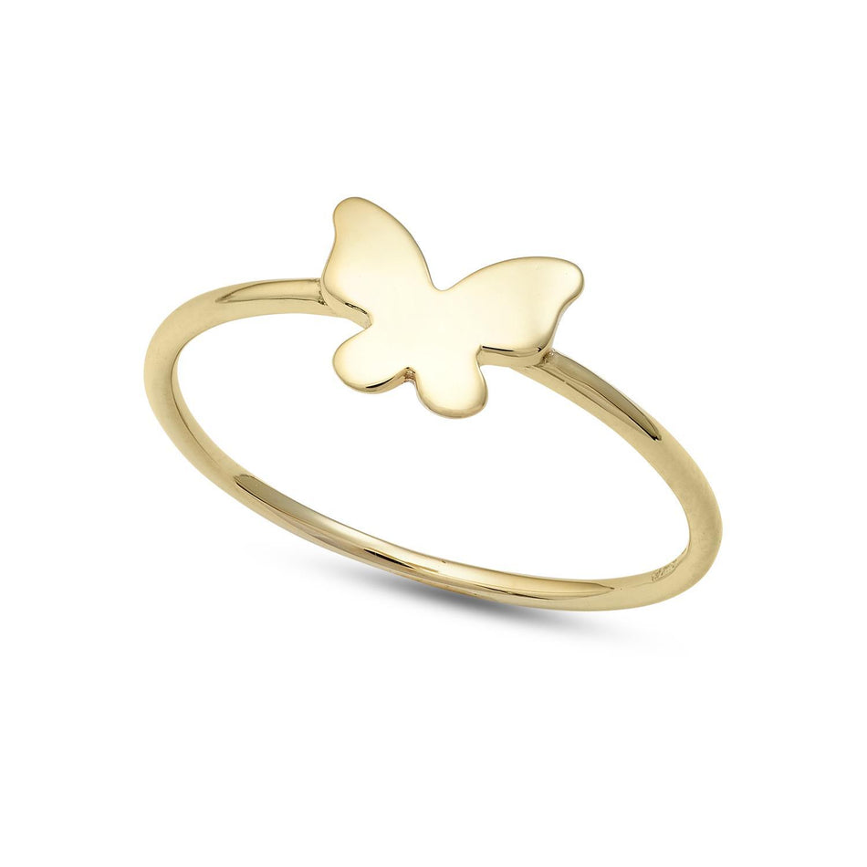 Anello oro giallo farfalla AAZ 110 AMBROSIA|bonini-gioielli