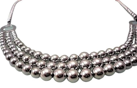 Collana argento donna  tre fili perle Charleston BLISS|bonini-gioielli