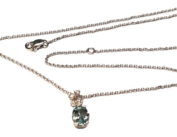 Collana acquamarina e diamanti Marea di Salvini|bonini-gioielli