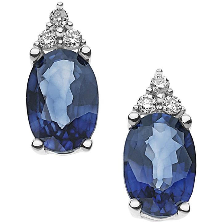 Orecchini Zaffiri blu Fantasie di colore ORB 778 COMETE|bonini-gioielli