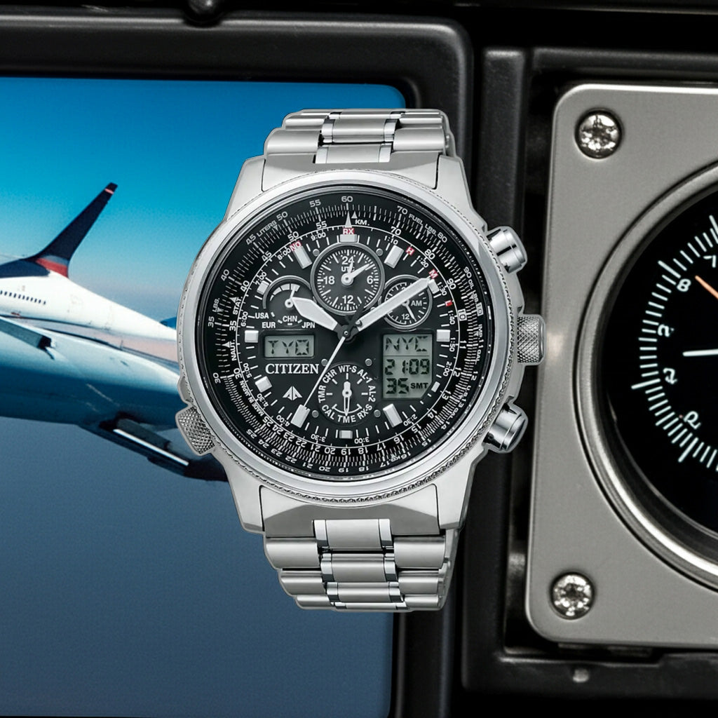 Citizen Super Titanio Radiocontrollato Super Pilot Sky JY8020-52E|bonini-gioielli