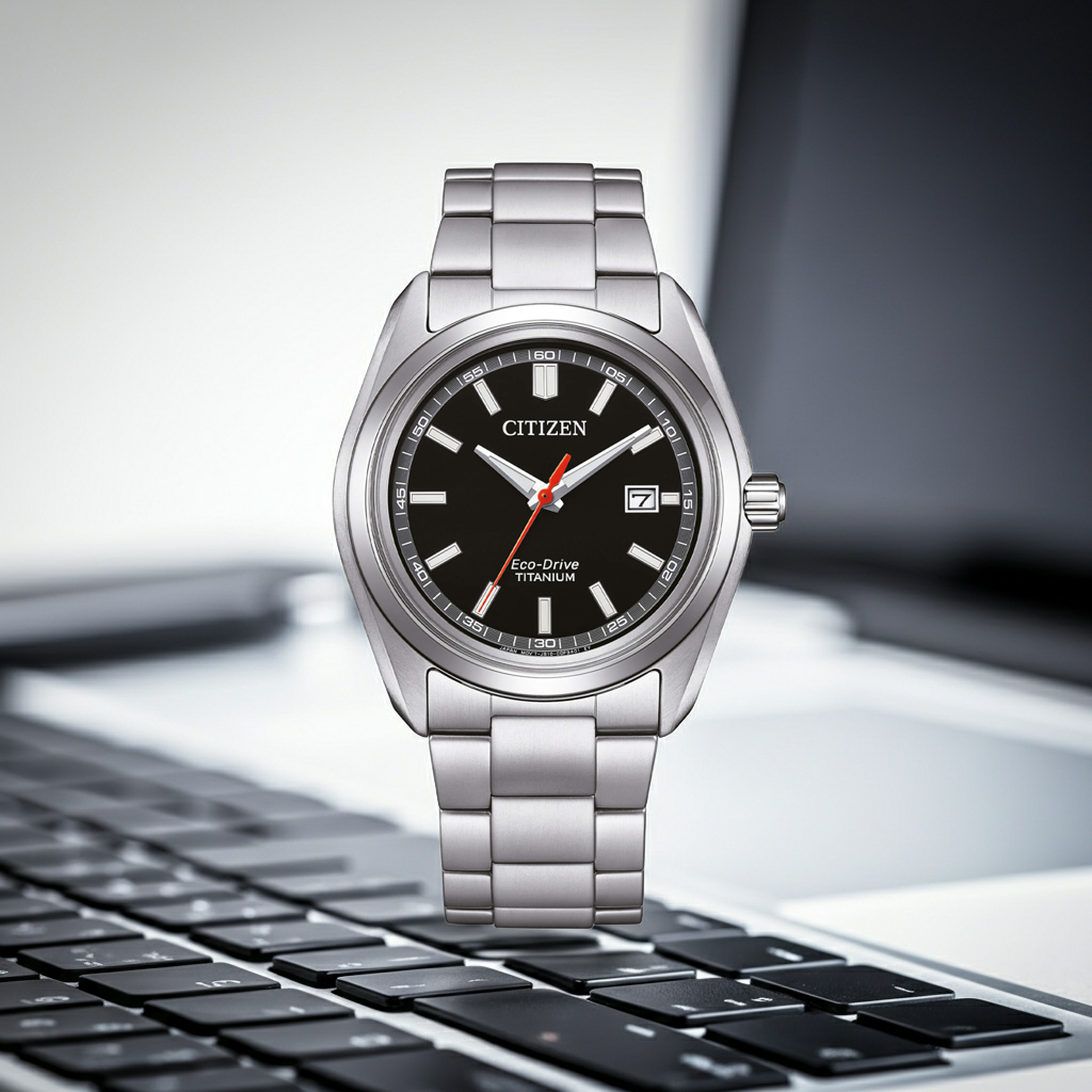 CITIZEN Uomo SuperTitanio solo tempo AW1900-50E|bonini-gioielli