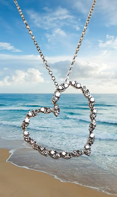 Collana Salvini cuore diamanti ct 0,72 Sensation|bonini-gioielli