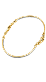 Bracciale Uomo Oro Giallo, acciaio con timone UNOAERRE|bonini-gioielli