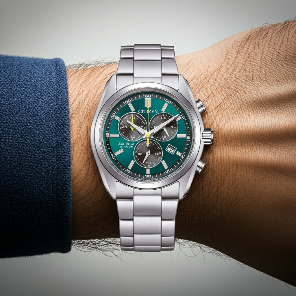 Orologio CITIZEN Uomo Crono SuperTitanio 2590|bonini-gioielli