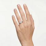 Anello oro bianco Rose di Diamante ANB 2758 COMETE|bonini-gioielli