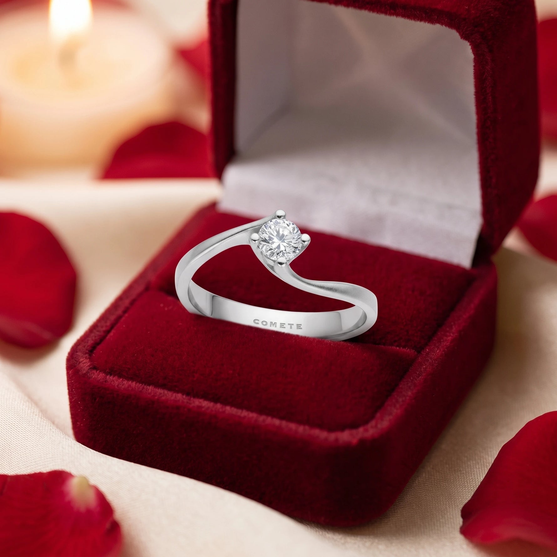 Anello COMETE Diamante 0,15 ct Prestige ANB2443|bonini-gioielli