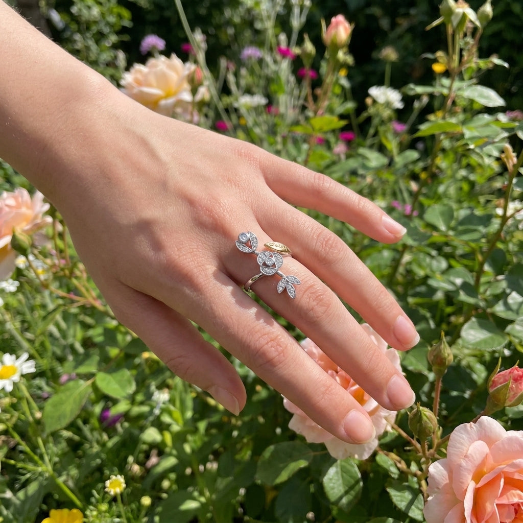Anello oro e diamanti ct 0,18 Provence Salvini|bonini-gioielli