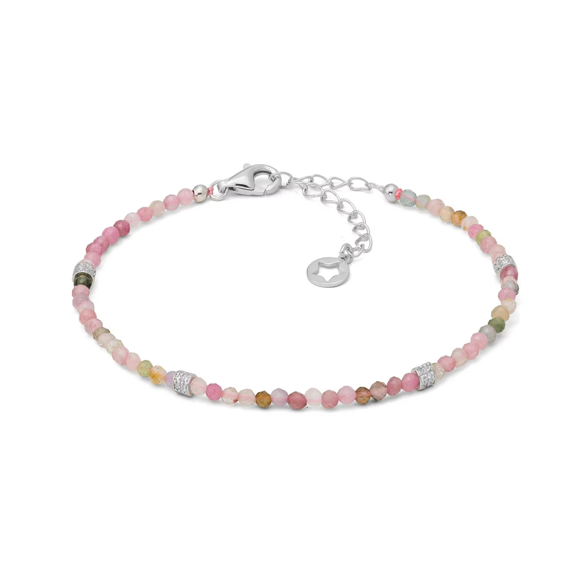 bracciale argento parure con Girocollo argento, tormaline e zirconi Gift & Color GLA 294 COMETE|bonini-gioielli