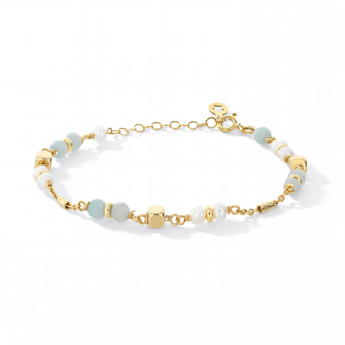 bracciale BRA 301-parure-Collana lunga argento dorato perle lunghe Aura GLA 309 COMETE GIOIELLI|bonini-gioielli