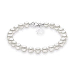 Bracciale perle coltivate COMETE chiusura Oro Bianco BRQ 110S|bonini-gioielli