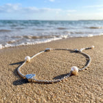 Collana oro bianco cuori e perle Happiness Salvini|bonini-gioielli