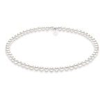 girocollo-parure-Bracciale perle coltivate COMETE chiusura Oro Bianco BRQ 110S|bonini-gioielli