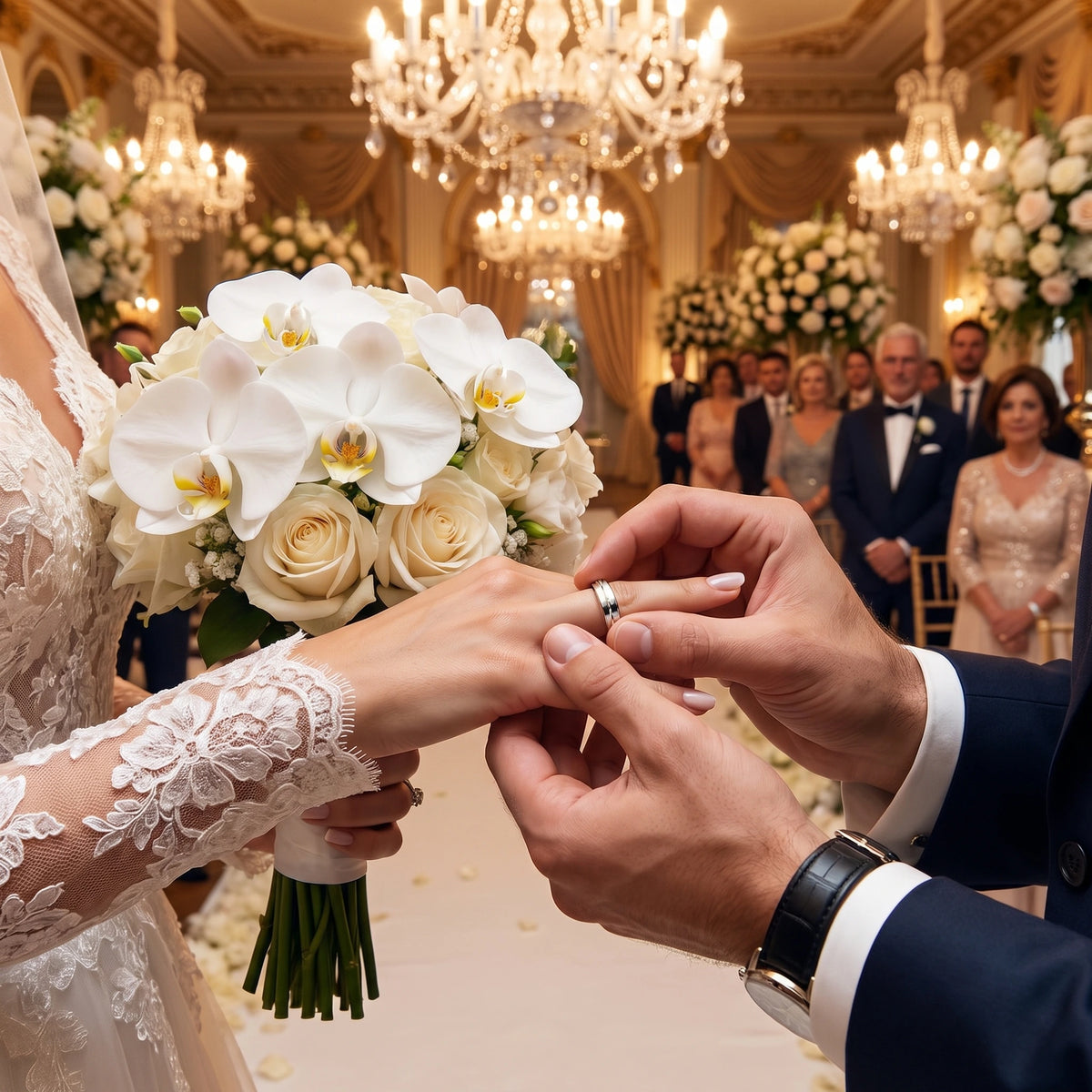 Fede Oro Bianco e Diamante Paolo e Francesca Comete Gioielli|bonini-gioielli