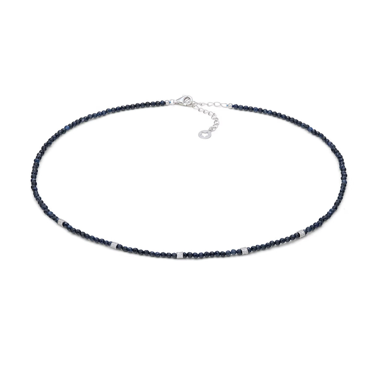 Girocollo argento, zaffiri blu e zirconi Gift & Color GLA 292 COMETE|bonini-gioielli