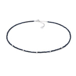 Girocollo argento, zaffiri blu e zirconi Gift & Color GLA 292 COMETE|bonini-gioielli