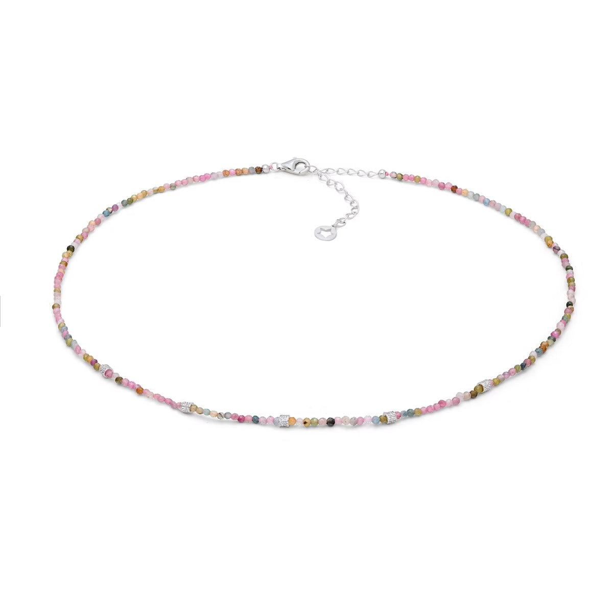 Girocollo argento, tormaline e zirconi Gift & Color GLA 294 COMETE|bonini-gioielli