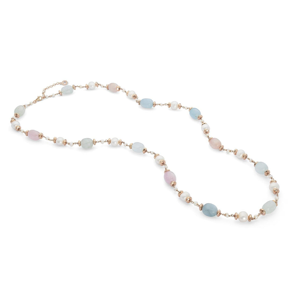 collana lunga argento rosé Cromatica Estate GLA 282 COMETE|bonini-gioielli