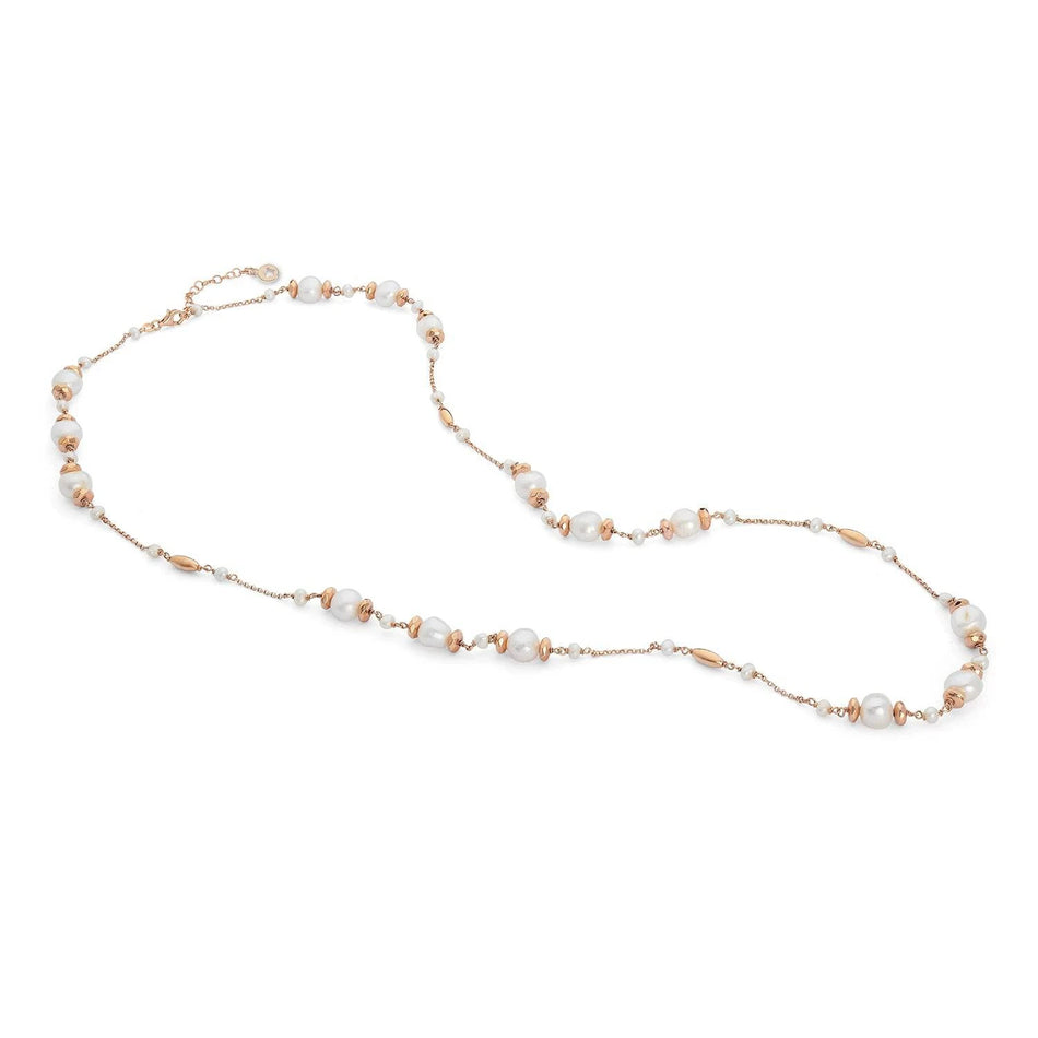 collana lunga argento rosé Cromatica Inverno GLA 285 COMETE|bonini-gioielli