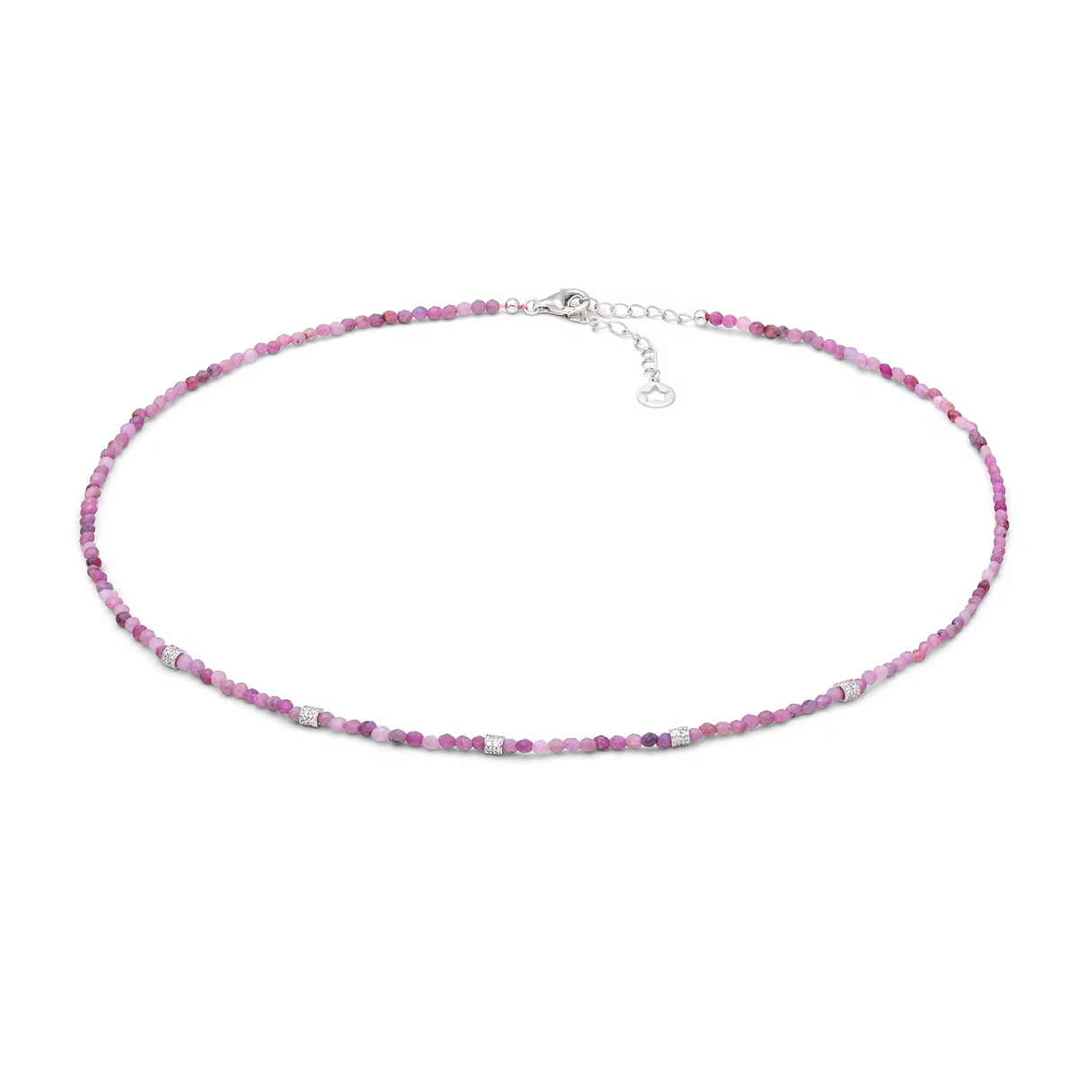 Girocollo argento, rubini e zirconi Gift & Colour GLA 296 COMETE|bonini-gioielli