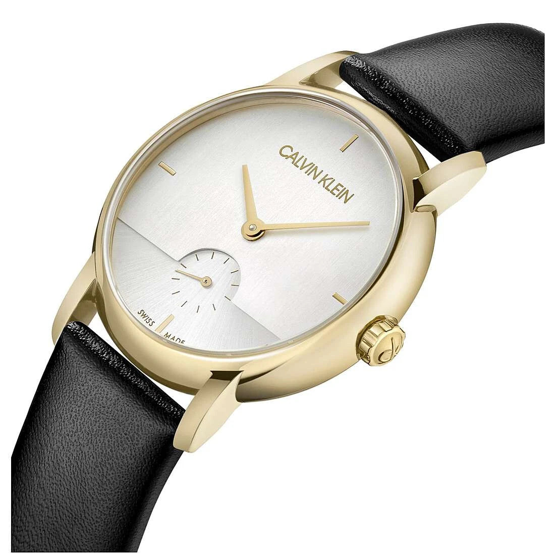 Orologio Uomo CALVIN KLEIN acciaio PVD oro giallo Established K9H2X5C6